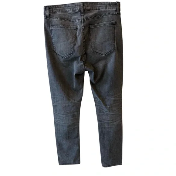 Monfrère Greyson Distressed Black Skinny Jeans 32x32